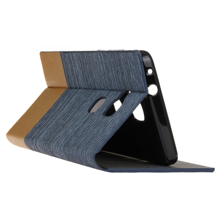 For Huawei  Honor 5C Canvas Pattern PU + TPU Horizontal Flip Leather Case with Holder & Card Slots