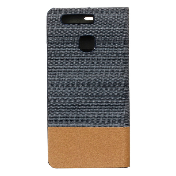 For Huawei  P9 Canvas Pattern PU + TPU Horizontal Flip Leather Case with Holder & Card Slots