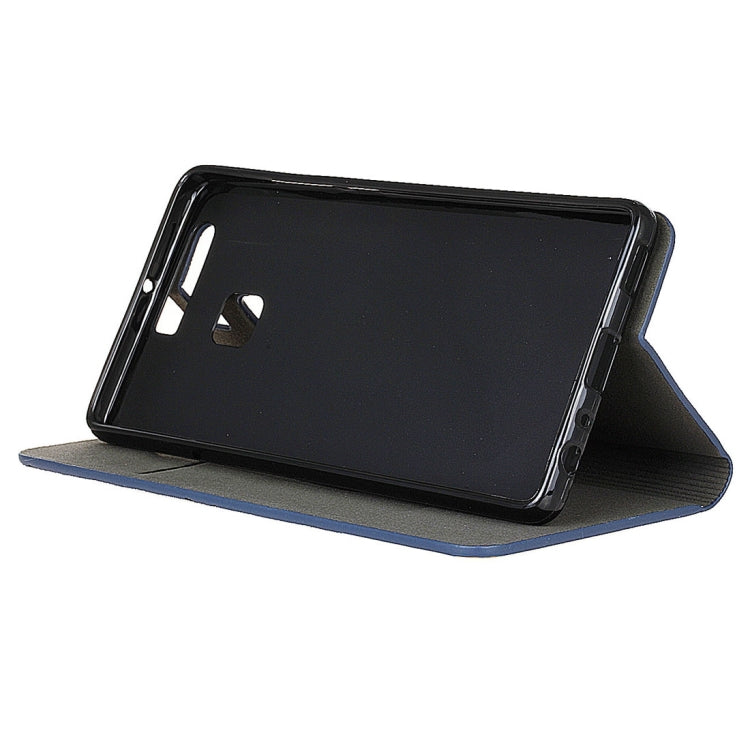 For Huawei  P9 Canvas Pattern PU + TPU Horizontal Flip Leather Case with Holder & Card Slots