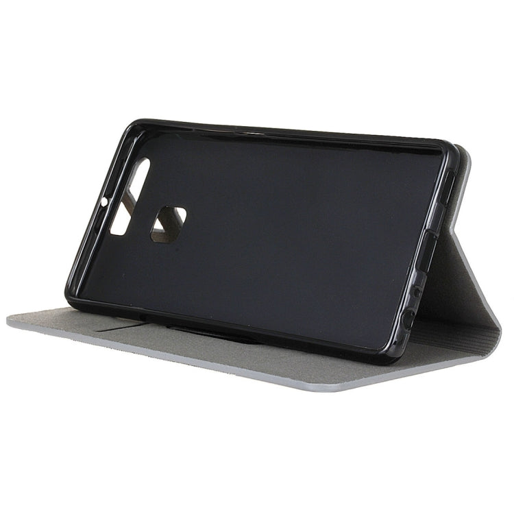 For Huawei  P9 Canvas Pattern PU + TPU Horizontal Flip Leather Case with Holder & Card Slots