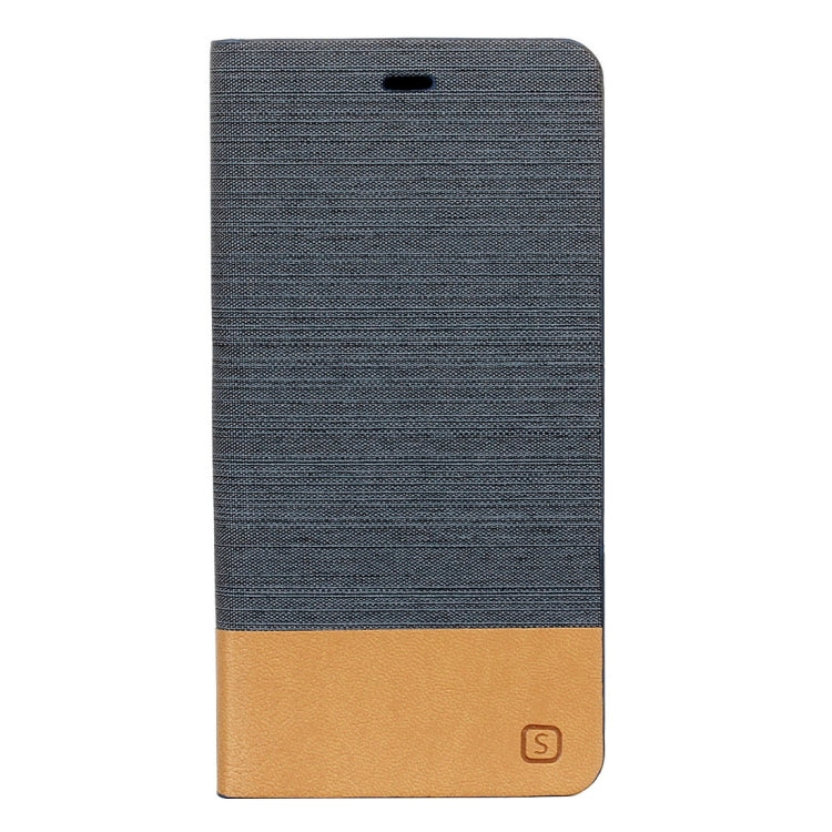 For Huawei  P9 Lite Canvas Pattern PU + TPU Horizontal Flip Leather Case with Holder & Card Slots