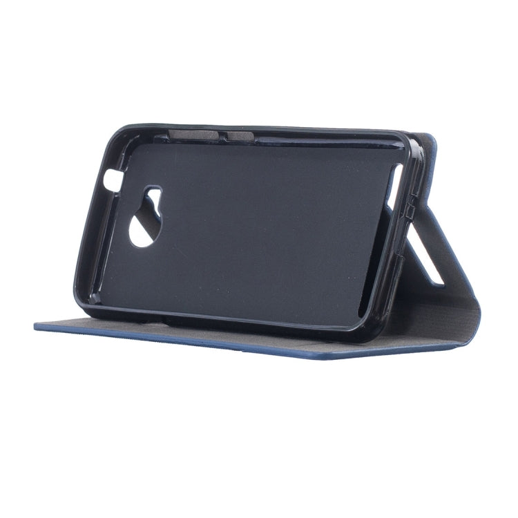 For Huawei  Y3 II Canvas Pattern PU + TPU Horizontal Flip Leather Case with Holder & Card Slots