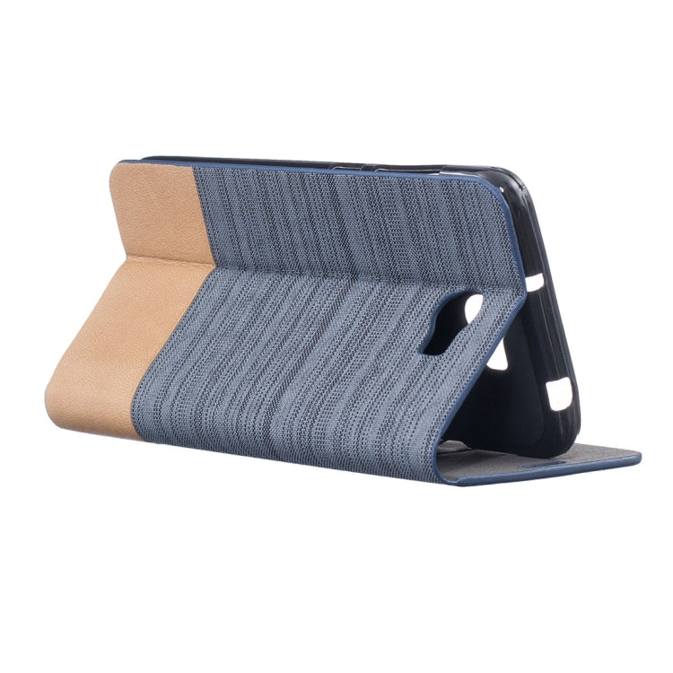 For Huawei  Y5 II Canvas Pattern PU + TPU Horizontal Flip Leather Case with Holder & Card Slots