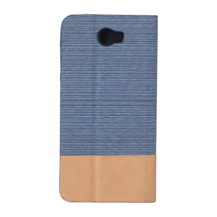 For Huawei  Y5 II Canvas Pattern PU + TPU Horizontal Flip Leather Case with Holder & Card Slots