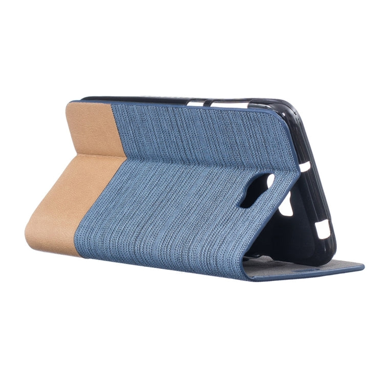 For Huawei  Y5 II Canvas Pattern PU + TPU Horizontal Flip Leather Case with Holder & Card Slots