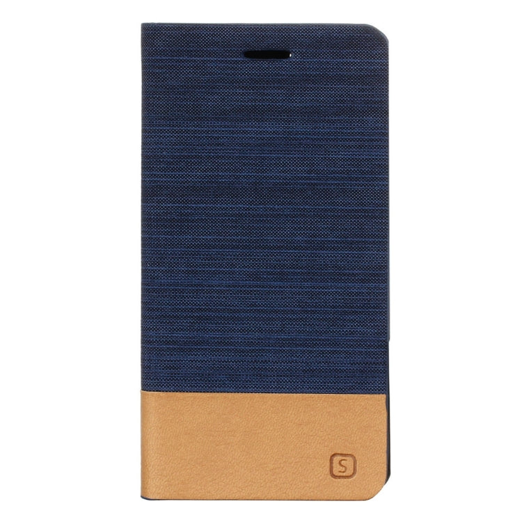 For Lenovo  Vibe K5 Canvas Pattern PU + TPU Horizontal Flip Leather Case with Holder & Card Slots