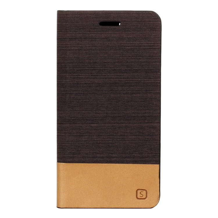 For Lenovo  Vibe K5 Canvas Pattern PU + TPU Horizontal Flip Leather Case with Holder & Card Slots
