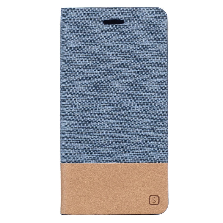 For Meizu  MX6 Canvas Pattern PU + TPU Horizontal Flip Leather Case with Holder & Card Slots