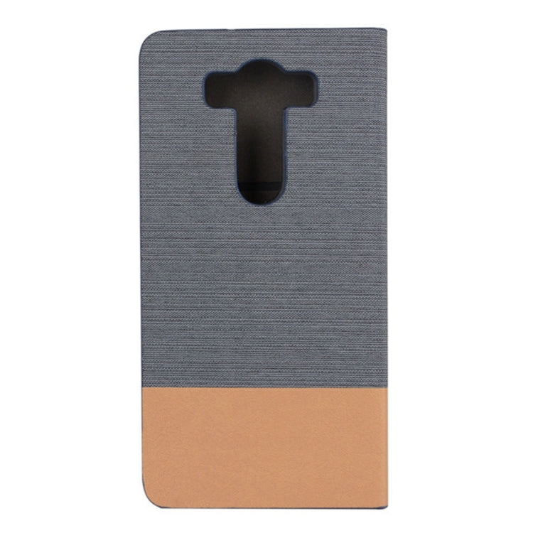 For LG V10 Canvas Pattern PU + TPU Horizontal Flip Leather Case with Holder & Card Slots