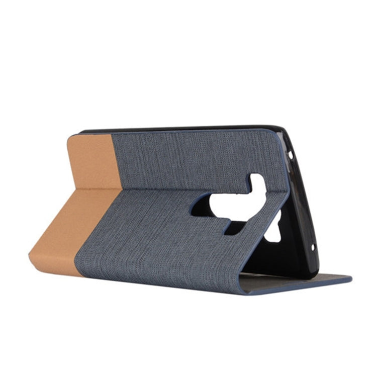 For LG V10 Canvas Pattern PU + TPU Horizontal Flip Leather Case with Holder & Card Slots