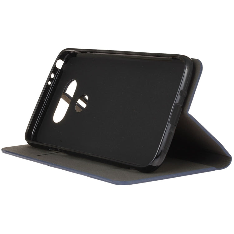 For LG G5 Canvas Pattern PU + TPU Horizontal Flip Leather Case with Holder & Card Slots