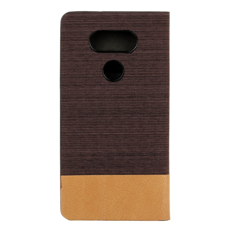 For LG G5 Canvas Pattern PU + TPU Horizontal Flip Leather Case with Holder & Card Slots