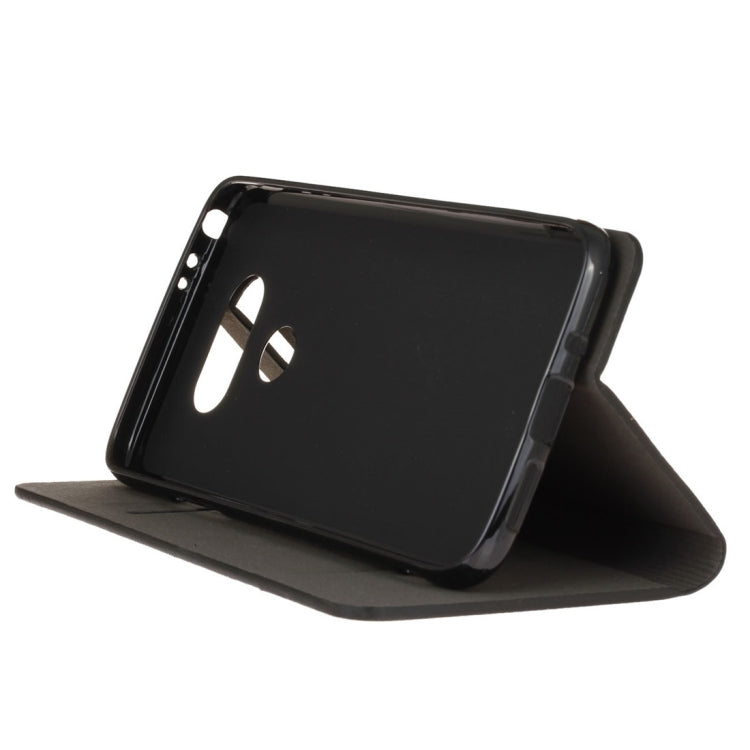 For LG G5 Canvas Pattern PU + TPU Horizontal Flip Leather Case with Holder & Card Slots