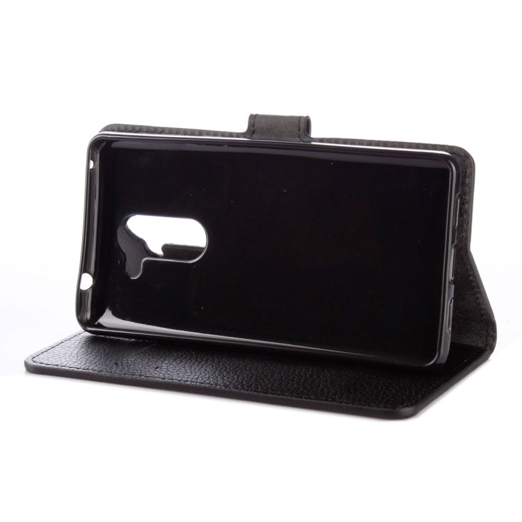 For Huawei  Honor 6X Litchi Texture Horizontal Flip Leather Case with Holder & Card Slots & Wallet