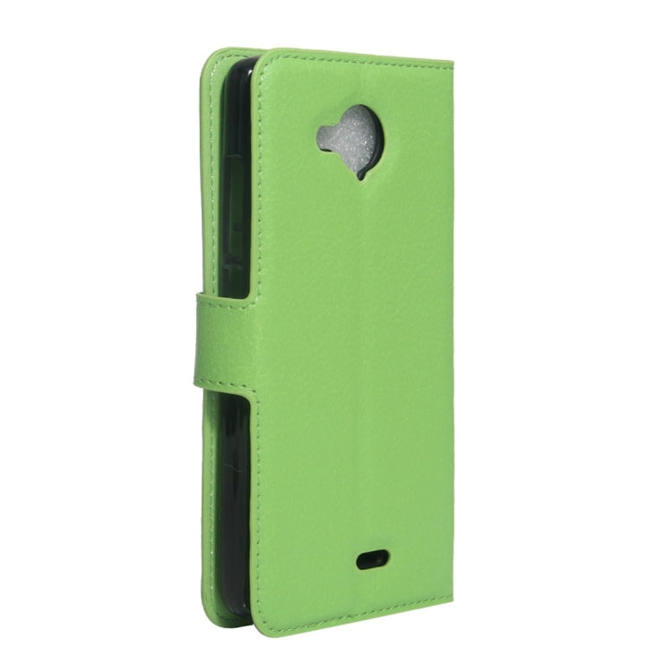 For ZTE Blade A315 Mini Litchi Texture Horizontal Flip PU Leather Case with Holder & Card Slots & Wallet