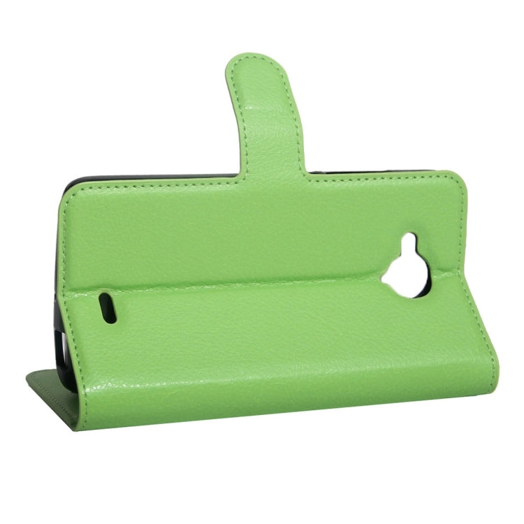 For ZTE Blade A315 Mini Litchi Texture Horizontal Flip PU Leather Case with Holder & Card Slots & Wallet