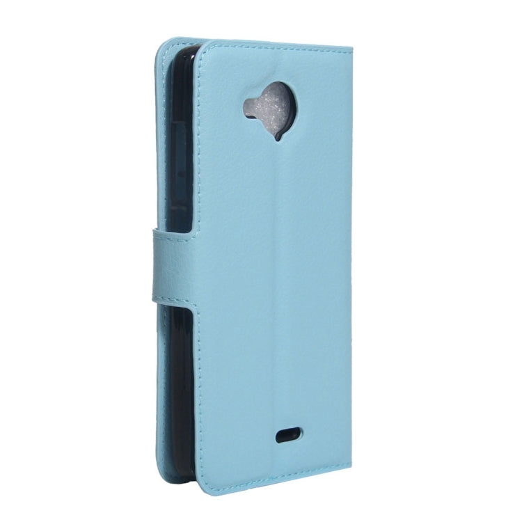 For ZTE Blade A315 Mini Litchi Texture Horizontal Flip PU Leather Case with Holder & Card Slots & Wallet
