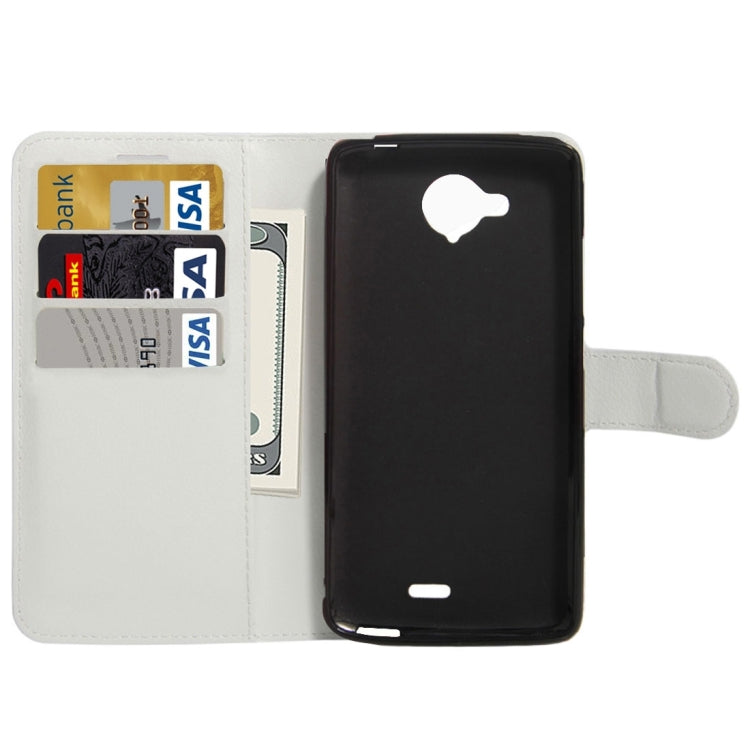 For ZTE Blade A315 Mini Litchi Texture Horizontal Flip PU Leather Case with Holder & Card Slots & Wallet