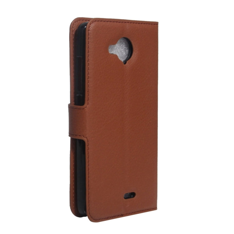For ZTE Blade A315 Mini Litchi Texture Horizontal Flip PU Leather Case with Holder & Card Slots & Wallet