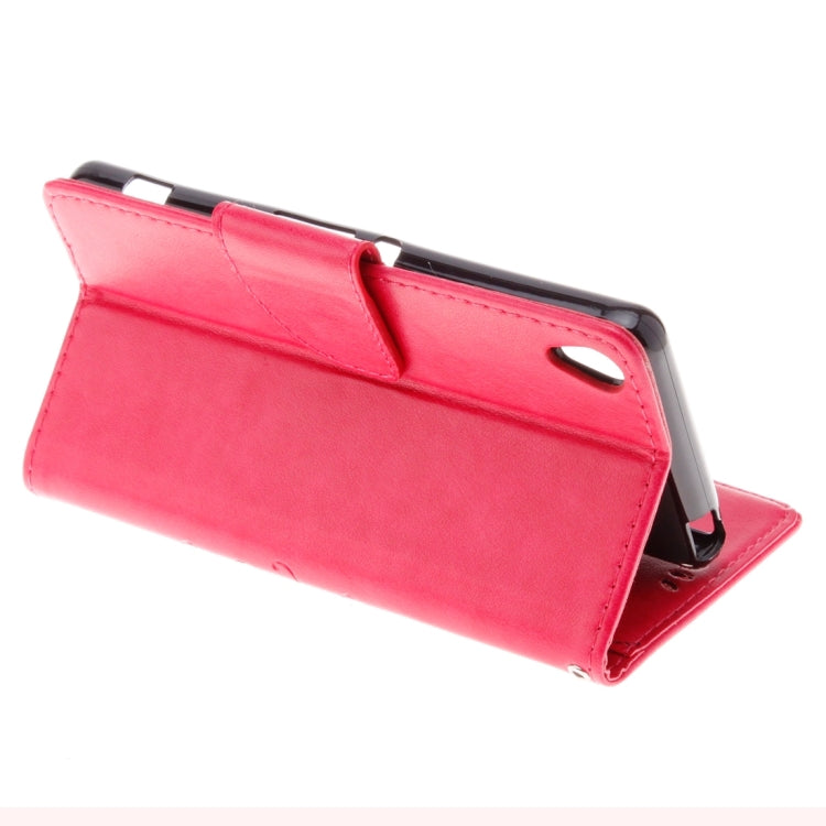 For Sony Xperia X Performance Butterflies Embossing Horizontal Flip Leather Case with Holder & Card Slots & Wallet & Lanyard