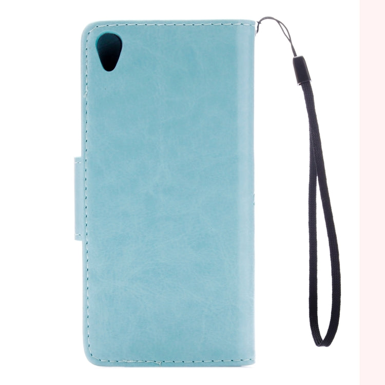 For Sony Xperia X Performance Butterflies Embossing Horizontal Flip Leather Case with Holder & Card Slots & Wallet & Lanyard