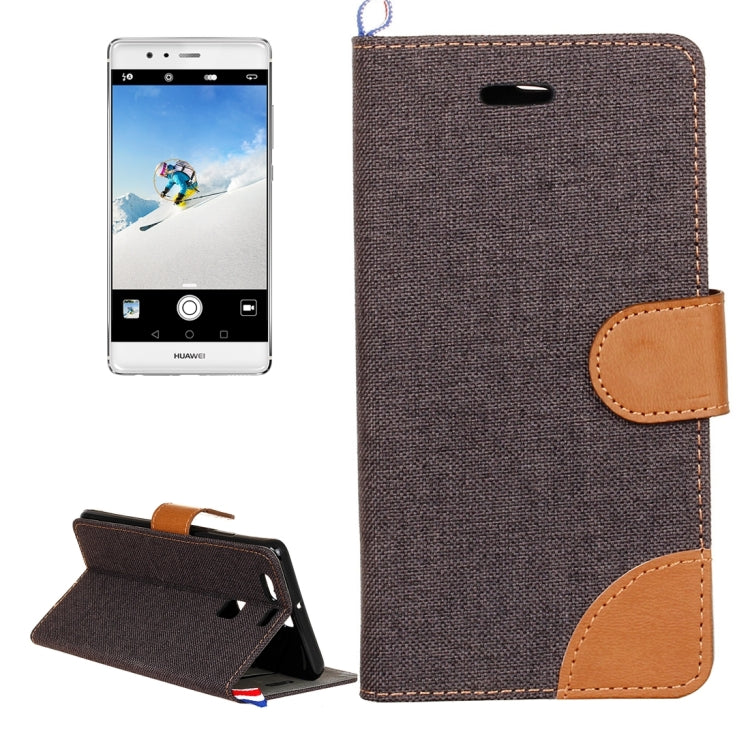 For Huawei  P9 Denim Texture Horizontal Flip Leather Case with Holder & Card Slots