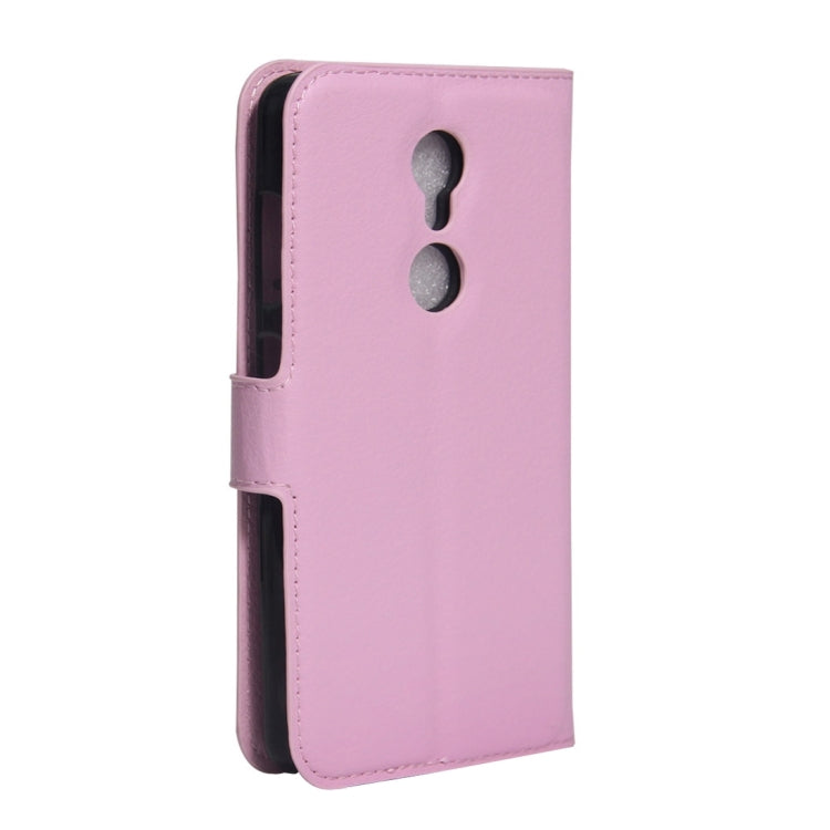 For ZTE AXON 7 Mini Litchi Texture Horizontal Flip PU Leather Case with Holder & Card Slots & Wallet