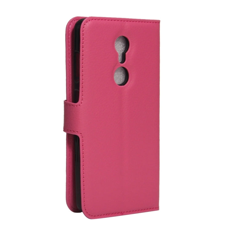 For ZTE AXON 7 Mini Litchi Texture Horizontal Flip PU Leather Case with Holder & Card Slots & Wallet