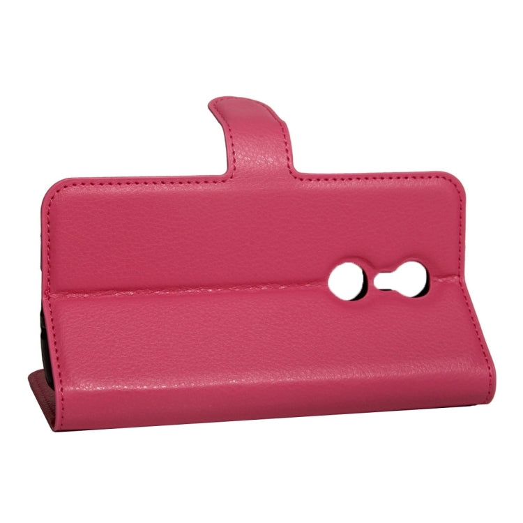 For ZTE AXON 7 Mini Litchi Texture Horizontal Flip PU Leather Case with Holder & Card Slots & Wallet