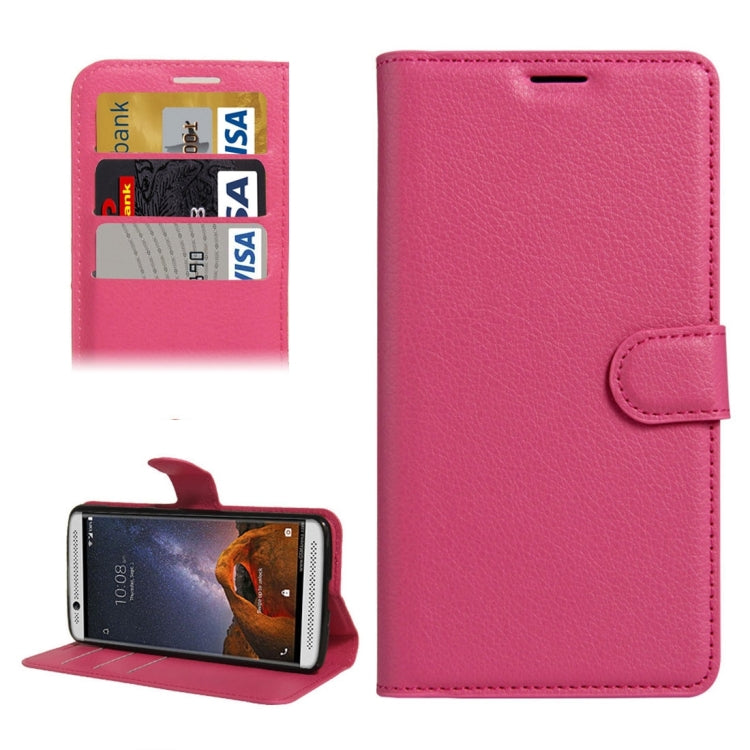 For ZTE AXON 7 Mini Litchi Texture Horizontal Flip PU Leather Case with Holder & Card Slots & Wallet