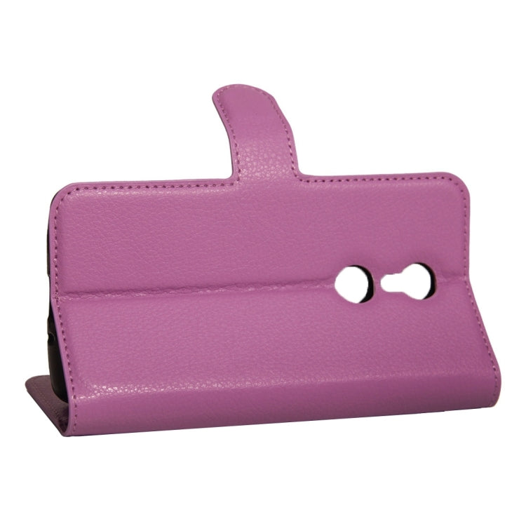 For ZTE AXON 7 Mini Litchi Texture Horizontal Flip PU Leather Case with Holder & Card Slots & Wallet