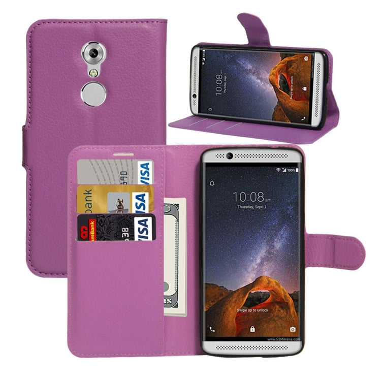 For ZTE AXON 7 Mini Litchi Texture Horizontal Flip PU Leather Case with Holder & Card Slots & Wallet