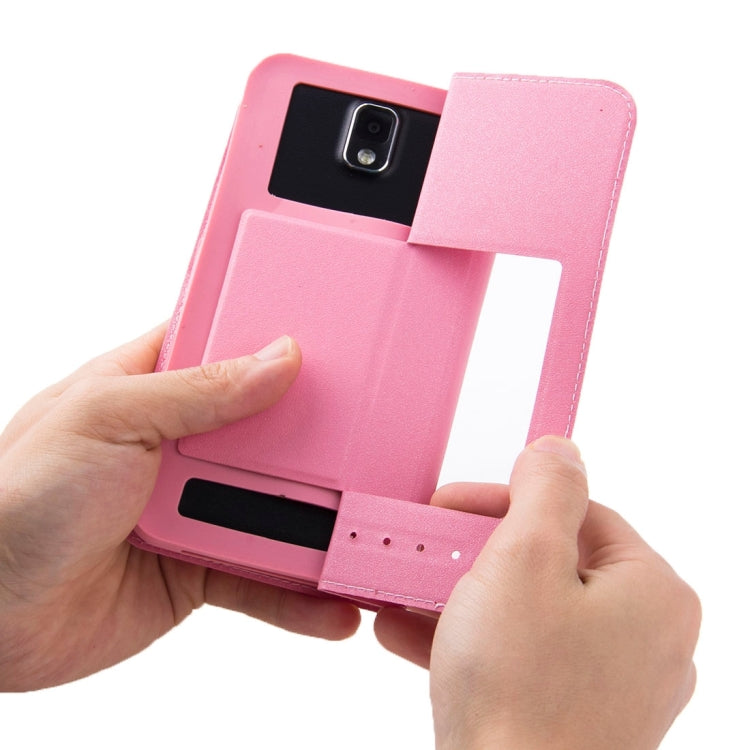 HOMTOM for HT7, 5.5 inch Smartphone Matte Surface Horizontal Flip Leather Case with Holder & Screen Protector Film