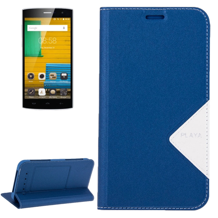 HOMTOM for HT7, 5.5 inch Smartphone Matte Surface Horizontal Flip Leather Case with Holder & Screen Protector Film