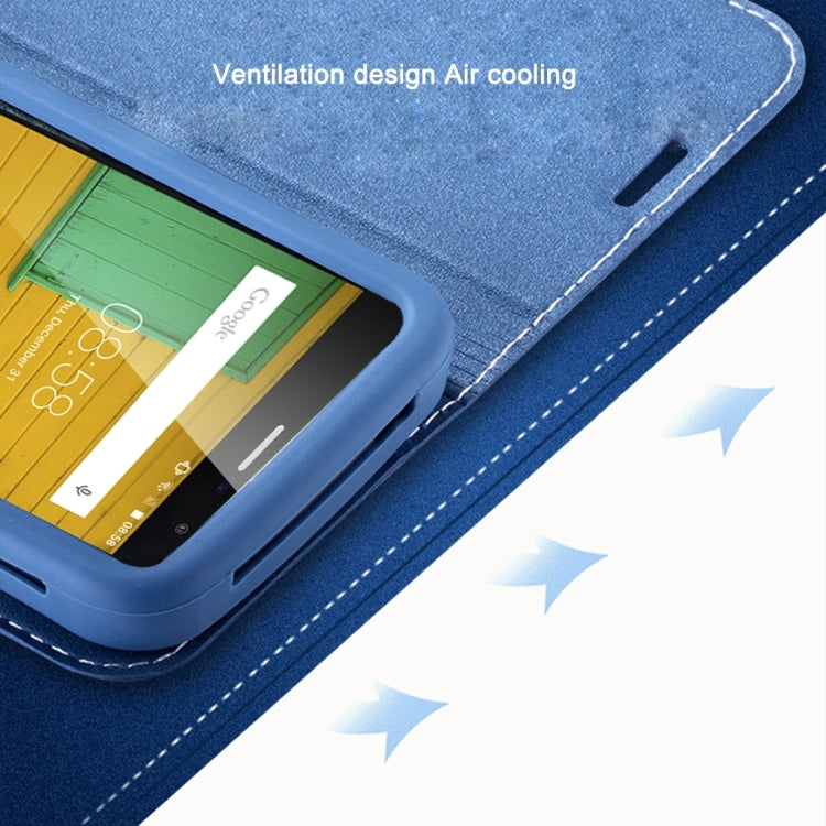 HOMTOM for HT7, 5.5 inch Smartphone Matte Surface Horizontal Flip Leather Case with Holder & Screen Protector Film