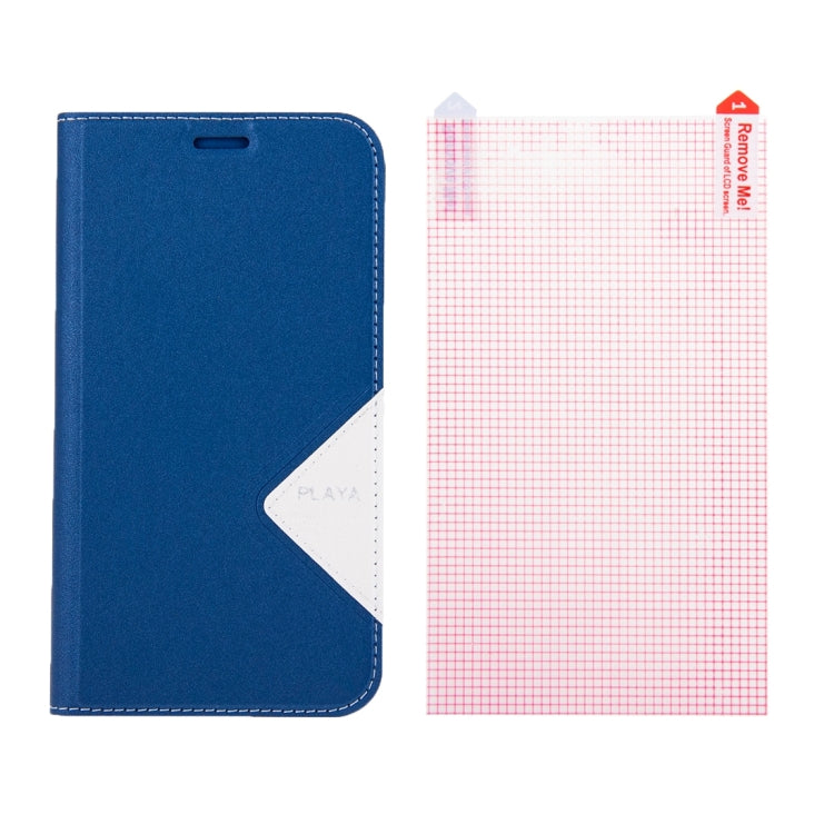 HOMTOM for HT7, 5.5 inch Smartphone Matte Surface Horizontal Flip Leather Case with Holder & Screen Protector Film