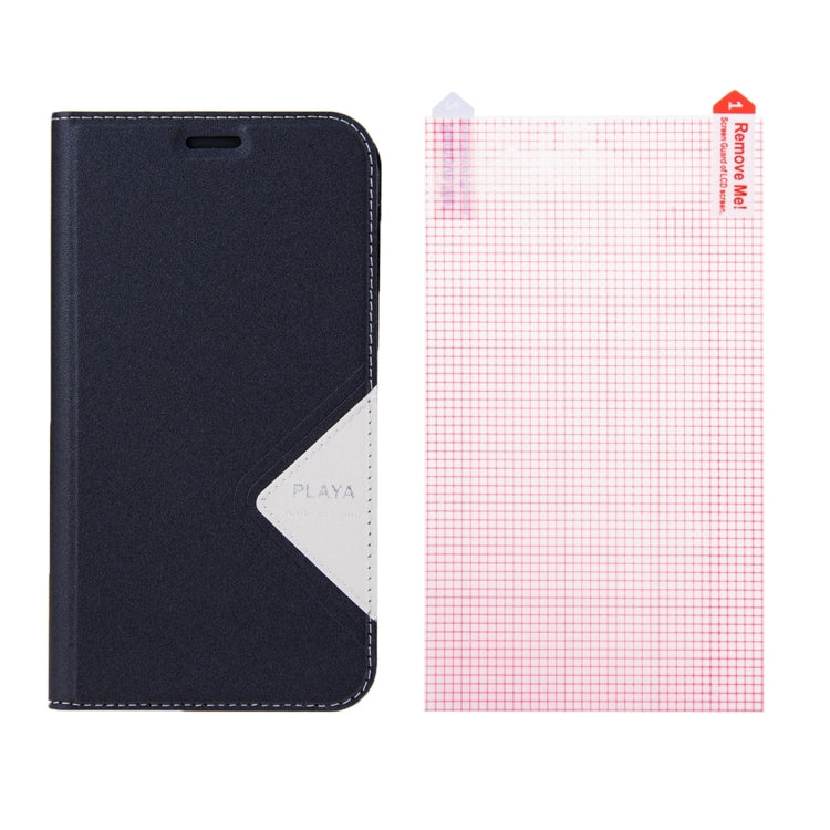 HOMTOM for HT3, 5.0 inch Smartphone Matte Surface Horizontal Flip Leather Case with Holder & Screen Protector Film