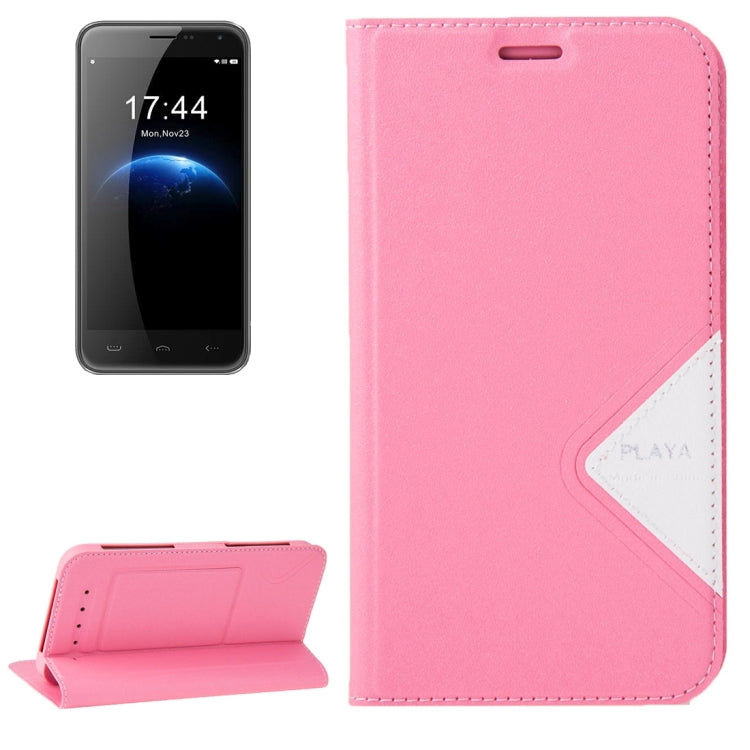 HOMTOM for HT3, 5.0 inch Smartphone Matte Surface Horizontal Flip Leather Case with Holder & Screen Protector Film