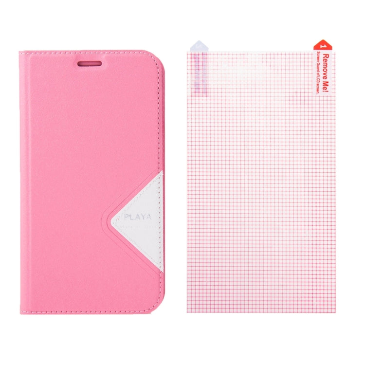 HOMTOM for HT3, 5.0 inch Smartphone Matte Surface Horizontal Flip Leather Case with Holder & Screen Protector Film