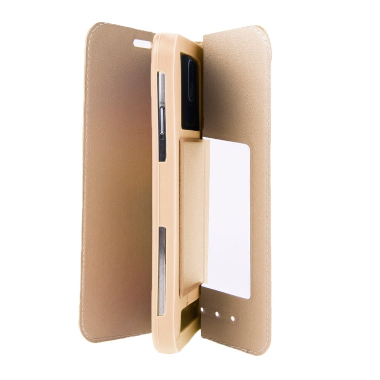 HOMTOM for HT3, 5.0 inch Smartphone Matte Surface Horizontal Flip Leather Case with Holder & Screen Protector Film