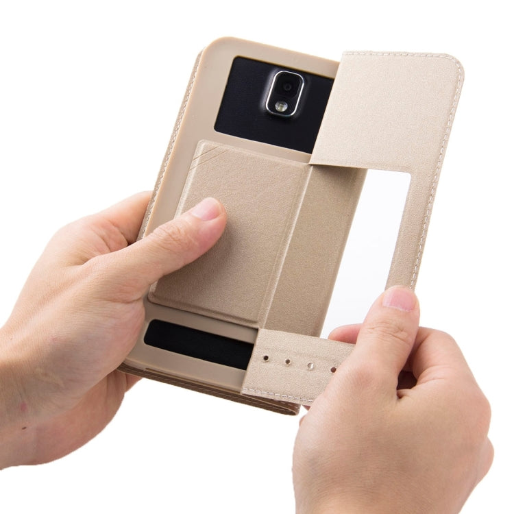 HOMTOM for HT3, 5.0 inch Smartphone Matte Surface Horizontal Flip Leather Case with Holder & Screen Protector Film