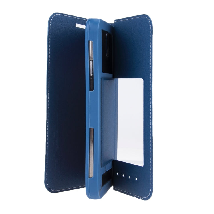 HOMTOM for HT3, 5.0 inch Smartphone Matte Surface Horizontal Flip Leather Case with Holder & Screen Protector Film