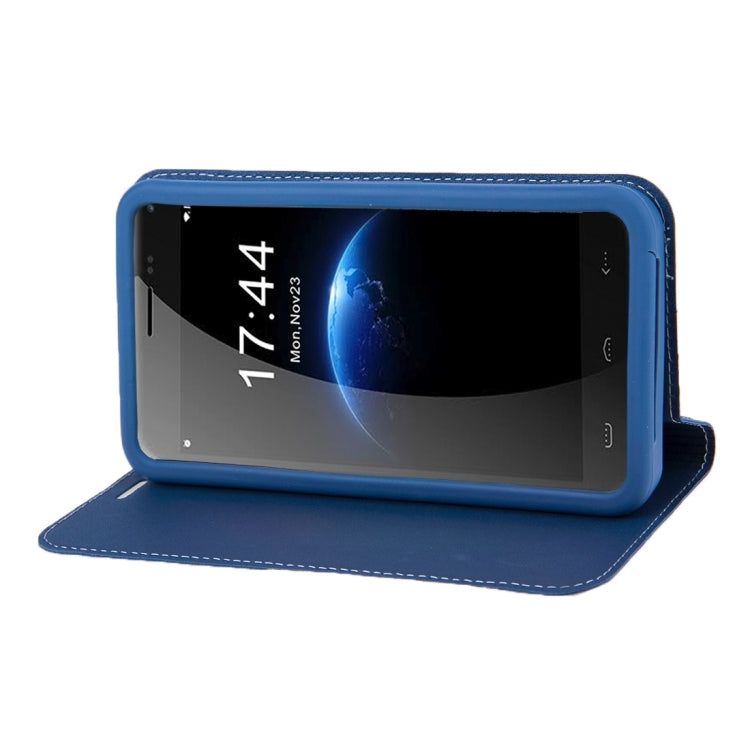 HOMTOM for HT3, 5.0 inch Smartphone Matte Surface Horizontal Flip Leather Case with Holder & Screen Protector Film