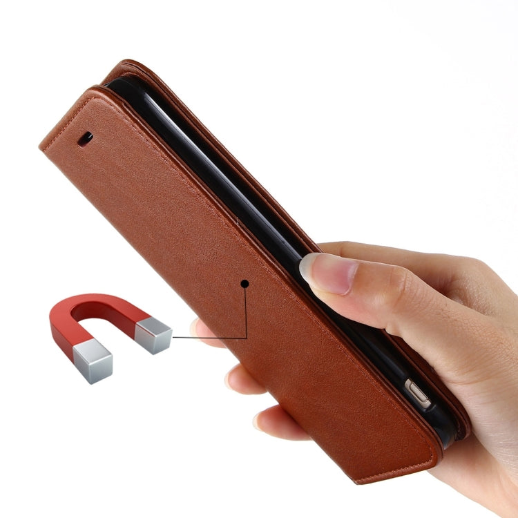 For LG G5 Lambskin Texture Horizontal Flip Magnetic Leather Case with Holder and Card Slot