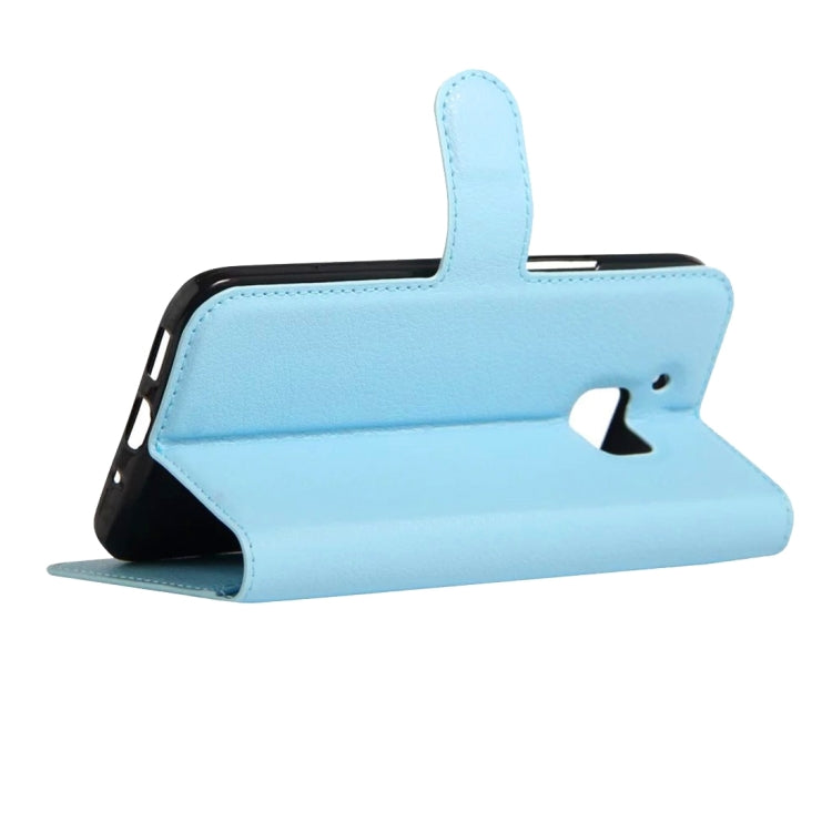 For HTC 10 Litchi Texture Horizontal Flip Leather Case with Holder & Card Slots & Wallet