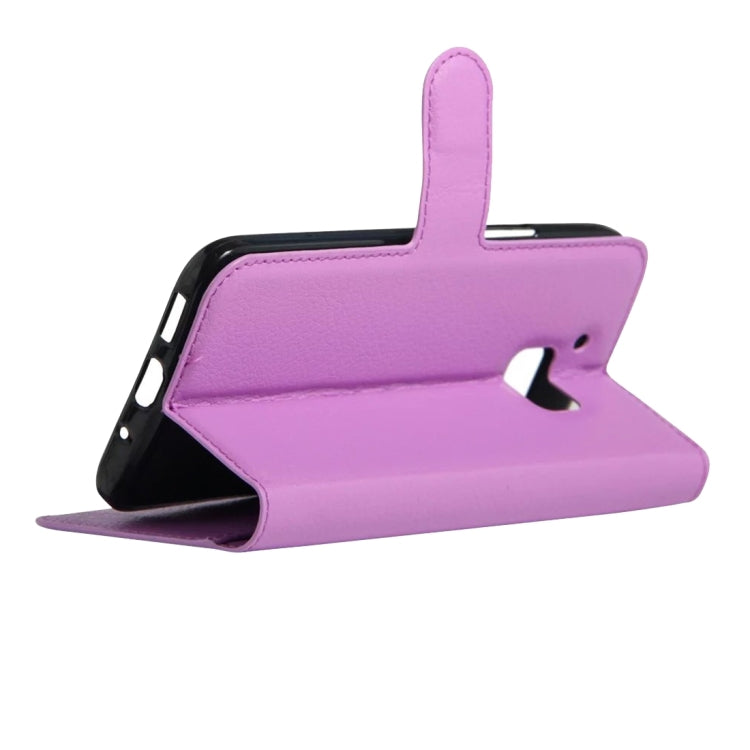 For HTC 10 Litchi Texture Horizontal Flip Leather Case with Holder & Card Slots & Wallet