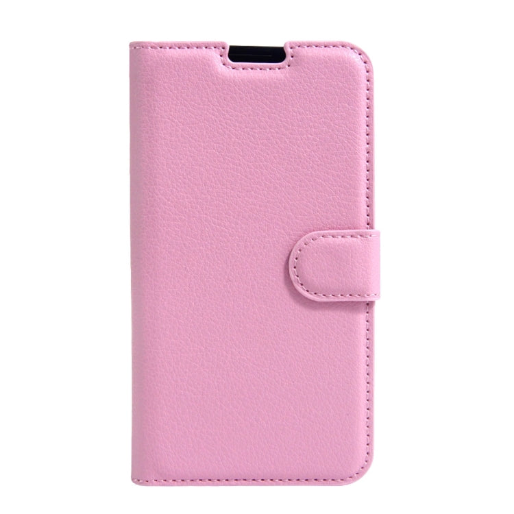 For LG K8 Litchi Texture Horizontal Flip Leather Case with Holder & Card Slots & Wallet