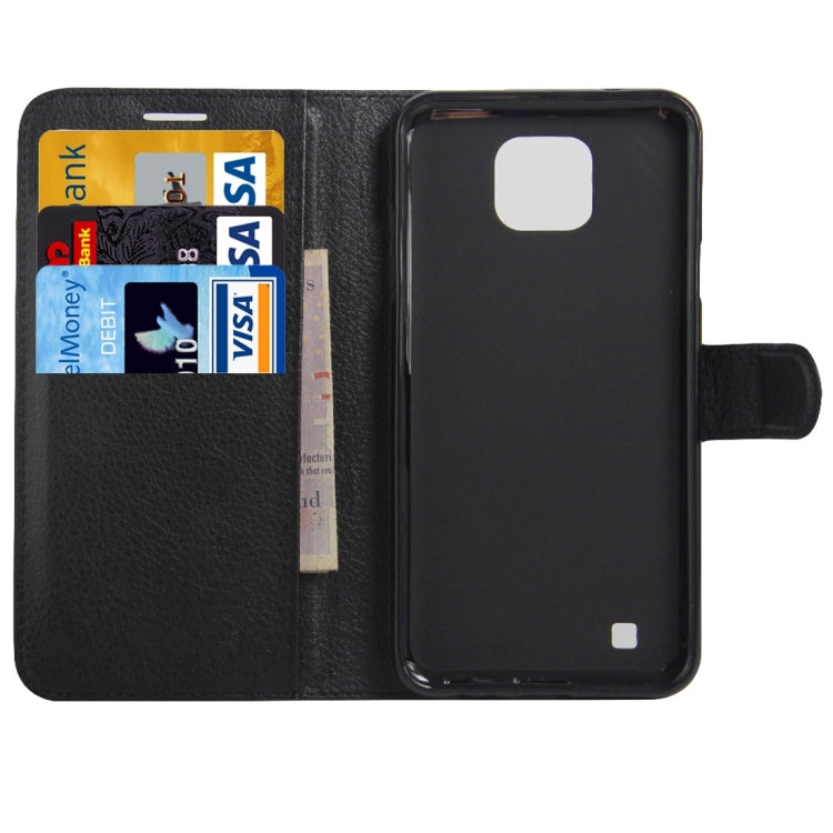 For LG X Cam Litchi Texture Horizontal Flip Leather Case with Holder & Card Slots & Wallet