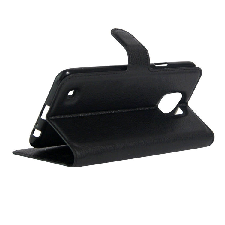 For LG X Cam Litchi Texture Horizontal Flip Leather Case with Holder & Card Slots & Wallet