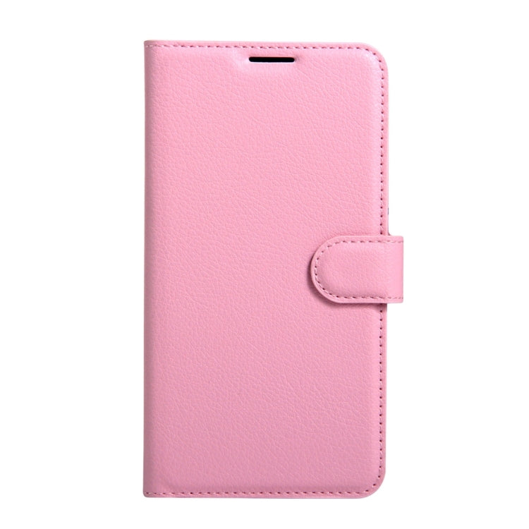For LG X Cam Litchi Texture Horizontal Flip Leather Case with Holder & Card Slots & Wallet